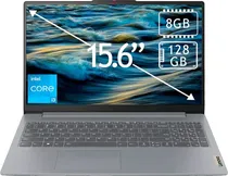 Notebook Lenovo Ideapad Slim 3I 82XB00C2US i3-N305 3.8GHZ/ 8GBD5/ 128GBUFS/ 15.6"/ FHD/ W11/ Ing/ Grey