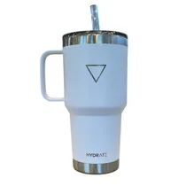 Hydrate Vaso 724133 c/Pajita 887ML Blanco