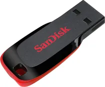 Pendrive 128GB Sandisk Z50 Cruzer Blade Black (SDCZ50-128G-B35)