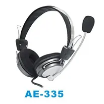 Fone+Mic Satellite AE-335 3.5MM-Prata
