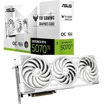 Placa de Vídeo Asus Tuf Gaming Geforce RTX 5070 Ti Oc Edition 16 GB GDDR7 - Branco