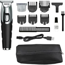 Kit Aparador Wahl Beard 3025819 2 Em 1 - Prata/Preto 13 Peças