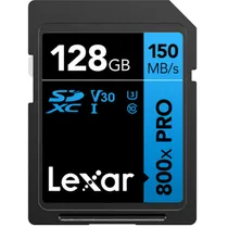 Memoria Lexar SD 128GB 800X Blue Perfor. 150MB/s
