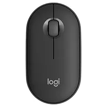 Mouse Bluetooth Logitech M350S PEBBLE2 Preto 910-007049