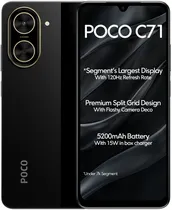 Smartphone Xiaomi Poco C71 Lte Dual Sim 6.88" 4GB/128GB Black