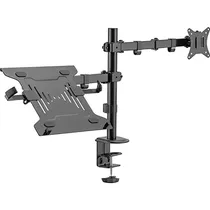 Suporte para Monitor e Notebook FTX FTX66-C024ML 17" A 32" Articulado - Preto
