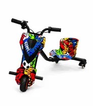 Riciclo Scooter Elétrico Drift Infantil Midi Pro MDP-65 (6,5”) – Hip Hop (Capacete e Kit de Proteção)