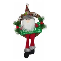 Enfeites de Natal Guirlanda L8-260 Papai Noel 24CM