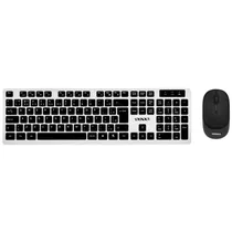 Teclado + Mouse Wireless Sate AK-762G - Black/Silver (Espanhol)