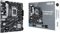 Placa Mãe Asus 1700 B760M-K D4 Prime HDMI/ VGA/ USB 3.2/ 2M.2/ DDR4/ Matx (12 Y 13 Gen)