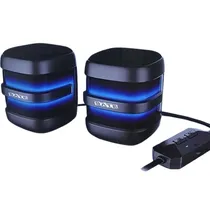 Speaker Satellite AS-92008 BT/RGB/Aux/USB- Preto
