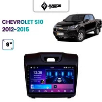 Marco Adaptador / Frame / Moldura I-Kit 9* Chevrolet S10 2012-15 Preta