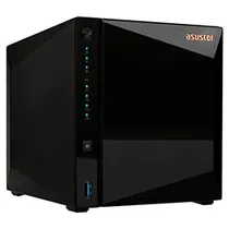 Servidor Nas Storage Asustor AS3304T V2 de 1.4GHZ / 2GB de Ram / 4 Baias / USB / Lan - Preto