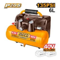 Compressor A Bateria Ingco CACLI2003 – 40V / Sem Bateria