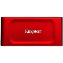 SSD Externo de 1TB Kingston XS1000R/1000G 1.050 MB/s de Leitura - Vermelho