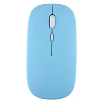 Mouse Dual Mode Sem Fio + Bluetooth 2.4GHZ / 1200DPI / USB - Blue