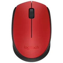 Mouse Logitech Wireless M170 910-004941 Vermelho/Preto