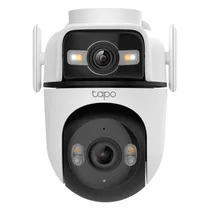 Cámara de Seguridad TP-Link Tapo C545D Outdoor Dual Lens Pan 3MP Wifi - Blanco