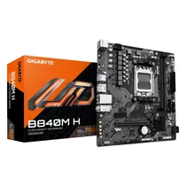 Placa Mãe Gigabyte B840M H DDR5 Socket AM5 Chipset AMD B840 Micro ATX
