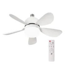 Ventilador de Teto Satellite A-F27402 - 22W - com Luminária - Bivolt - Branco