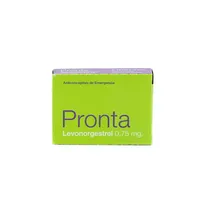 Anticonceptivo Pronta Levonorgestrel 0,75 MG - 2 Comprimidos