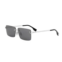 Fendi Lente Unisex 40165U 16A 60 Gris/Negro