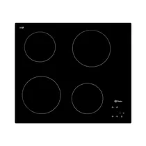 Cocina Vitrocerámica Empotrable Parise VB60 4 Hornallas 220V Negro