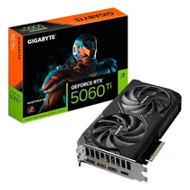 Placa de Vídeo Gigabyte Geforce RTX5060TI Windforce, 8GB GDDR7, 128BITS, 1X HDMI 3X Displayport, GV-N506TWF2 GV-N506TWF2-8GD