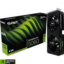 Placa de Vídeo Palit Geforce RTX 5060 Dual 8 GB GDDR7 (NE75060019P1-GB2063D)