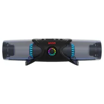 Speaker Marvo Gaming SG-100 com Bluetooth 5.0 / Aux / 4W / 4000MAH / RGB - Preto