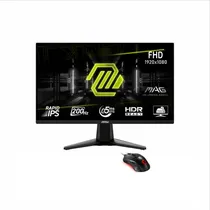 Monitor Gamer MSI Optix G255F E20 24.5" Full HD Ips 200HZ 1MS Tela Plana + Mouse