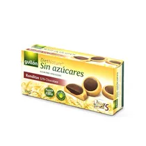 Biscoito Gullon Ronditas 32% Choc s/Azucares 186G 029079*