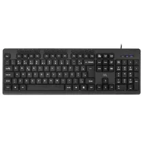 Teclado Mtek KB-8188 Multimedia Português - Preto