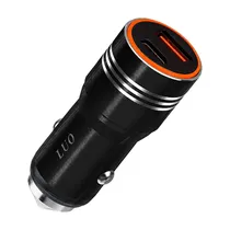 Carregador para Carro Luo LU-8309 / USB-A / USB-C - Preto