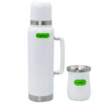 Termo Ecopower EP-G114 1300ML + Guampa 160ML - White