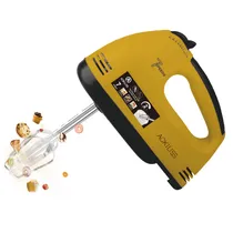 Mini Batedeira Eletrica Ackiliss ACL-6633Y Sem Bowl / 270W / 7 Velocidades / 220-240V ~ 50/ 60HZ - Amarelo/ Preto