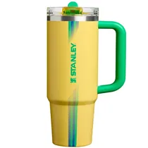 Copo Térmico Stanley Quencher Protour Tumbler de 887 ML - Team Yellow Green