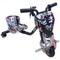 Triciclo Electrico HYE-TR01 6.5" - White Black Comic