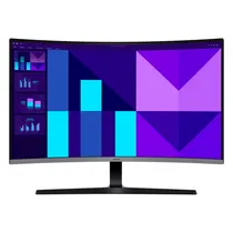 Monitor Samsung S3 S39GD S39GDLS32D396GANXZA Curvo 32" Full HD (1920 X 1080), 4MS, 100HZ, 1XHDMI 1.4, 1XVGA (D-Sub), 1XCONECTOR de Audio, Speaker 1WX2, Preto