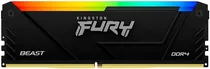 Memória Kingston Fury Beast RGB 32GB 3200MHZ DDR4 KF432C16BB2A/32