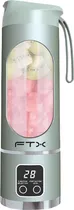 Liquidificador Portátil FTX PB-GR 450ML Recarregável USB-C - Verde