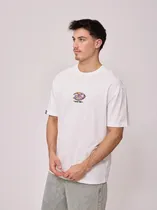 Remera Rusty Munke Washed Blanco