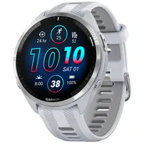 Relógio Smartwatch Garmin Forerunner 965 - Whitestone/Powder Gray (010-02809-01)