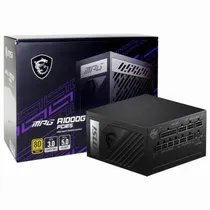 Fonte 1000W MSI Mag A1000GLS 80+Gold PCIE5 /Iva