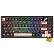 Teclado Gamer Wireless Redragon K720GBP-RGB-Pro Eclipse Pro Ingles Preto Rosa