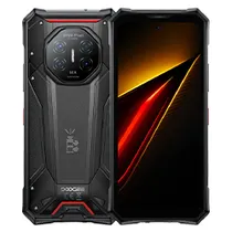 Celular Doogee S300 Pro 16GB de Ram / 512GB / Tela 6.78" / Dual Sim 5G - Obsidian Preto (Global)