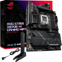 Placa-Mãe Asus Rog Strix X870E-H Gaming Wi-Fi 7 AM5 DDR5 ATX Wi-Fi