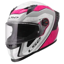 Capacete para Motociclista LS2 Cosmos FF816 Strike Pink
