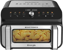 Freidora Electrica Electrobras Bravo XL EBGAF-12 11L/2200W/Black/Silver 220V