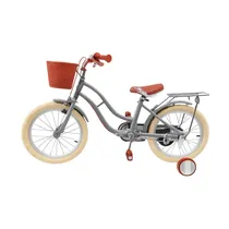 Bicicleta Infantil Vintage Aro 18 - Cinza Mod 390